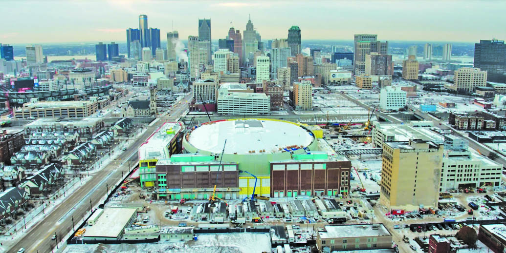 No Zamboni Yet But Soon Trades Excavate Base Of Little Caesars Arena